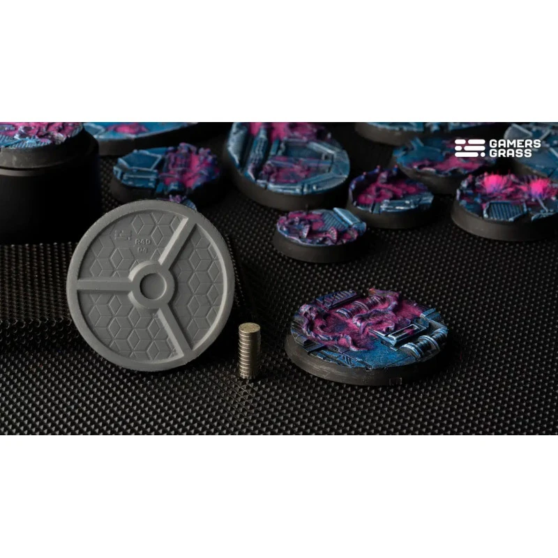 GamersGrass® - Socle Résine Alien Infestation Rond 40 Mm (x5) 5 GamersGrass® - Socle Résine Alien Infestation Rond 40 Mm (x5) – Image 3