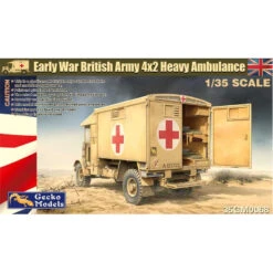 Gecko Models® Maquette Militaire Ambulance Britannique Austin K2Y 4x2 1:35