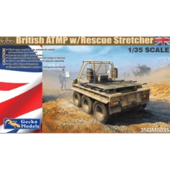 Gecko Models® Maquette Militaire Véhicule Léger ATMP Britannique Avec Civière De Sauvetage 1:35