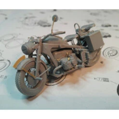 Great Wall Hobby Maquette WW2 German Motorcycle Zundapp KS750 Sidecar 1:35