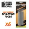 Green Stuff World® Outils De Sculpture (6pcs) -Modèle Militaire Jouet green stuff world outils de sculpture 6pcs