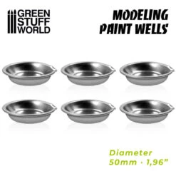 Green Stuff World® Petite Coupelle En Alu (x6) -Modèle Militaire Jouet green stuff world petite coupelle en alu x6 2