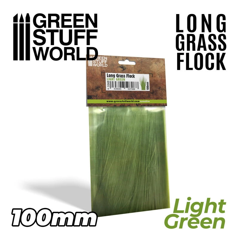 Herbe Longue 100 Mm Vert Clair Green Stuff World® 3 Herbe Longue 100 Mm Vert Clair Green Stuff World®