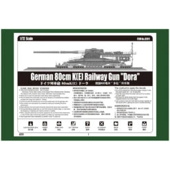 Hobby Boss® German 80cm K(E) Railway Gun "Dora" 1:72 31 Hobby Boss® German 80cm K(E) Railway Gun "Dora" 1:72 -Modèle Militaire Jouet hobby boss german 80cm ke railway gun dora 82911 9