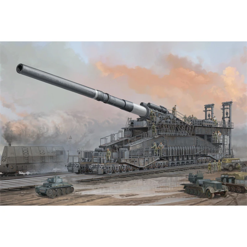 Hobby Boss® German 80cm K(E) Railway Gun "Dora" 1:72 3 Hobby Boss® German 80cm K(E) Railway Gun "Dora" 1:72