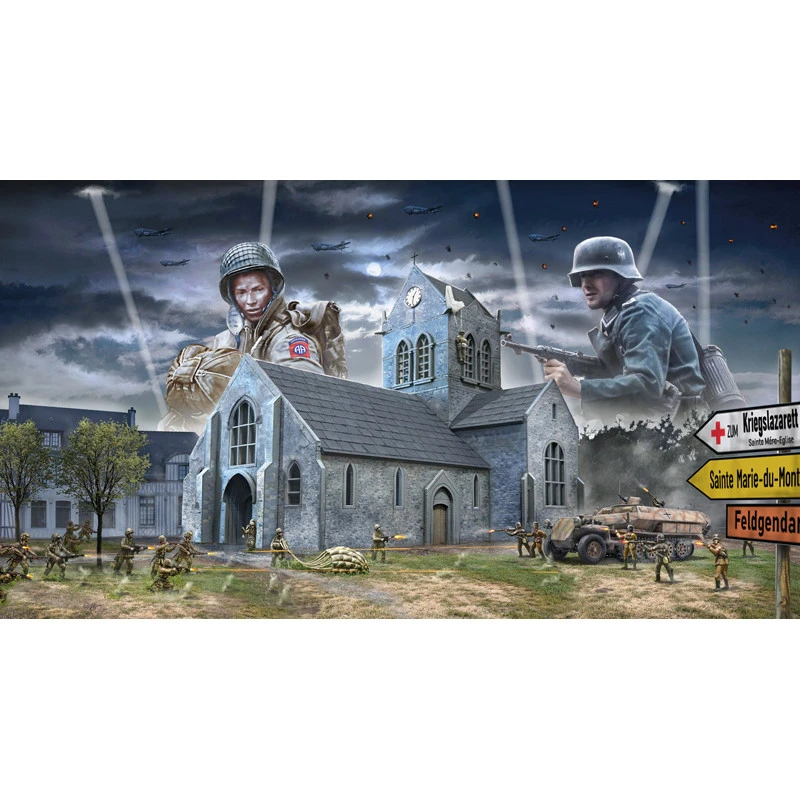 Italeri® Diorama Militaire Saint Mère L'église 6 Juin 1944 1:72 4 Italeri® Diorama Militaire Saint Mère L'église 6 Juin 1944 1:72 – Image 2