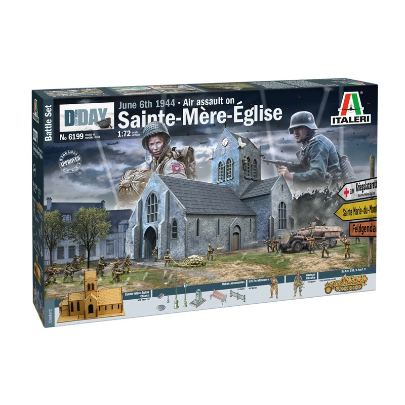 Italeri® Diorama Militaire Saint Mère L'église 6 Juin 1944 1:72 3 Italeri® Diorama Militaire Saint Mère L'église 6 Juin 1944 1:72