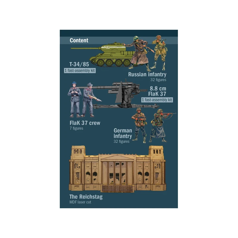Italeri® Maquette Militaire Chute Du Reichstag Berlin 1945 1:72 14 Italeri® Maquette Militaire Chute Du Reichstag Berlin 1945 1:72 – Image 12