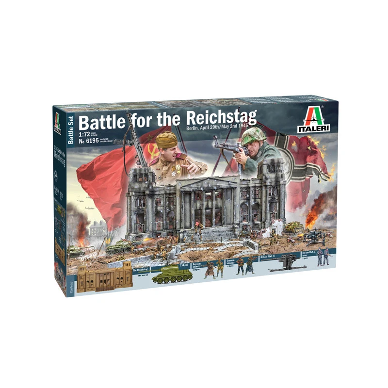 Italeri® Maquette Militaire Chute Du Reichstag Berlin 1945 1:72 3 Italeri® Maquette Militaire Chute Du Reichstag Berlin 1945 1:72