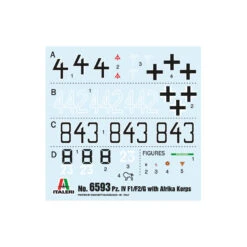 Italeri® Maquette Militaire Panzer IV Ausf F1/F2/G DAK (El Alamein 1942-2002) 1:35 -Modèle Militaire Jouet italeri maquette militaire panzer iv ausf f1f2g dak el alamein 1942 2002 6593 2