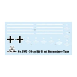 Italeri Maquette Sturmmörser Tiger 1:35 -Modèle Militaire Jouet italeri maquette sturmmorser tiger 4