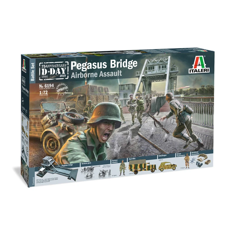 Italeri® Set Diorama Pegasus Bridge D-Day 1:72 3 Italeri® Set Diorama Pegasus Bridge D-Day 1:72