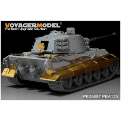 Kit Upgrade Voyager Model WW2 German King Tiger (final Version) 1:35 -Modèle Militaire Jouet kit upgrade voyager model ww2 german king tiger final version pe35697 16
