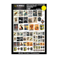 M-Models® - Affiches De Garages, Usines, Publicitaires WW2 1:35