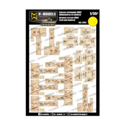 M-Models® - Caisses Allemande WW2 Alimentaires Et Médical 1:35