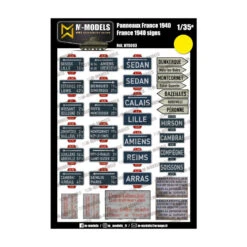 M-Models® - Set Panneaux Signalétiques Et Publicitaires WW2 1:35 -Modèle Militaire Jouet m models set panneaux signaletiques et publicitaires ww2 1