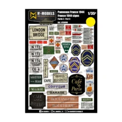 M-Models® - Set Panneaux Signalétiques Et Publicitaires WW2 1:35 -Modèle Militaire Jouet m models set panneaux signaletiques et publicitaires ww2 2