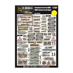 M-Models® - Set Panneaux Signalétiques Et Publicitaires WW2 1:35 -Modèle Militaire Jouet m models set panneaux signaletiques et publicitaires ww2 6