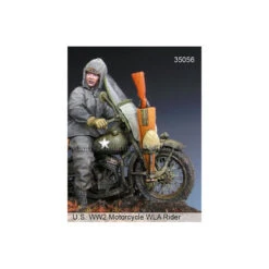Mantis Miniatures® Figurine De Pilote De Moto US WW2 1:35