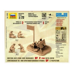 Maquette Zvezda - Canon Anti-char Britannique 1/72