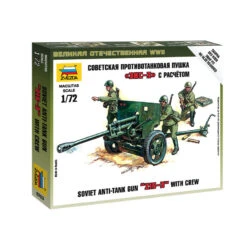 Maquette Zvezda - Soviet Anti-Tank Gun "ZIS-3" + Crew 1:72
