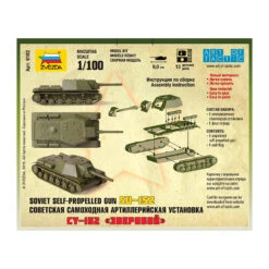 Maquette Zvezda - Soviet Self-Propelled Gun SU-152 1:100 8 Maquette Zvezda - Soviet Self-Propelled Gun SU-152 1:100 -Modèle Militaire Jouet maquette zvezda soviet self propelled gun su 152 6182 1