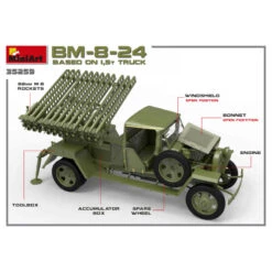 MiniArt BM-8-24 (base 1.5T Truck) 1:35 -Modèle Militaire Jouet miniart bm 8 24 base 15t truck 35259 3