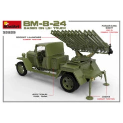 MiniArt BM-8-24 (base 1.5T Truck) 1:35 -Modèle Militaire Jouet miniart bm 8 24 base 15t truck 35259 5