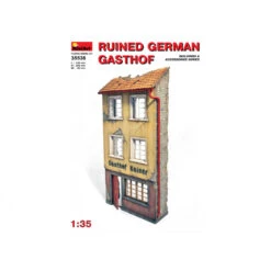 MiniArt® Façade D'auberge Allemande En Ruine WW2 1:35 -Modèle Militaire Jouet miniart facade d auberge allemande en ruine ww2 35538 1
