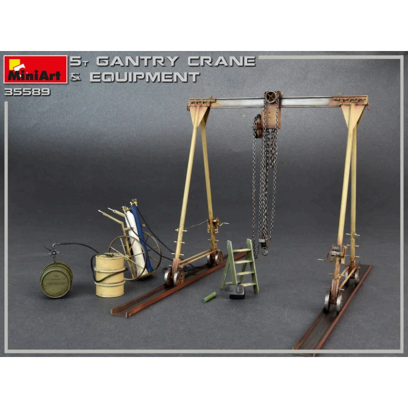 MiniArt® Grue Portique 5 Tonnes Et équipements 1:35 4 MiniArt® Grue Portique 5 Tonnes Et équipements 1:35 – Image 2