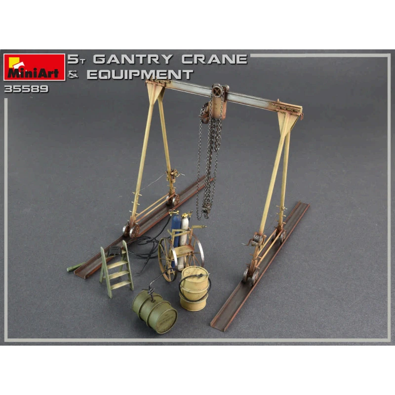 MiniArt® Grue Portique 5 Tonnes Et équipements 1:35 6 MiniArt® Grue Portique 5 Tonnes Et équipements 1:35 – Image 4