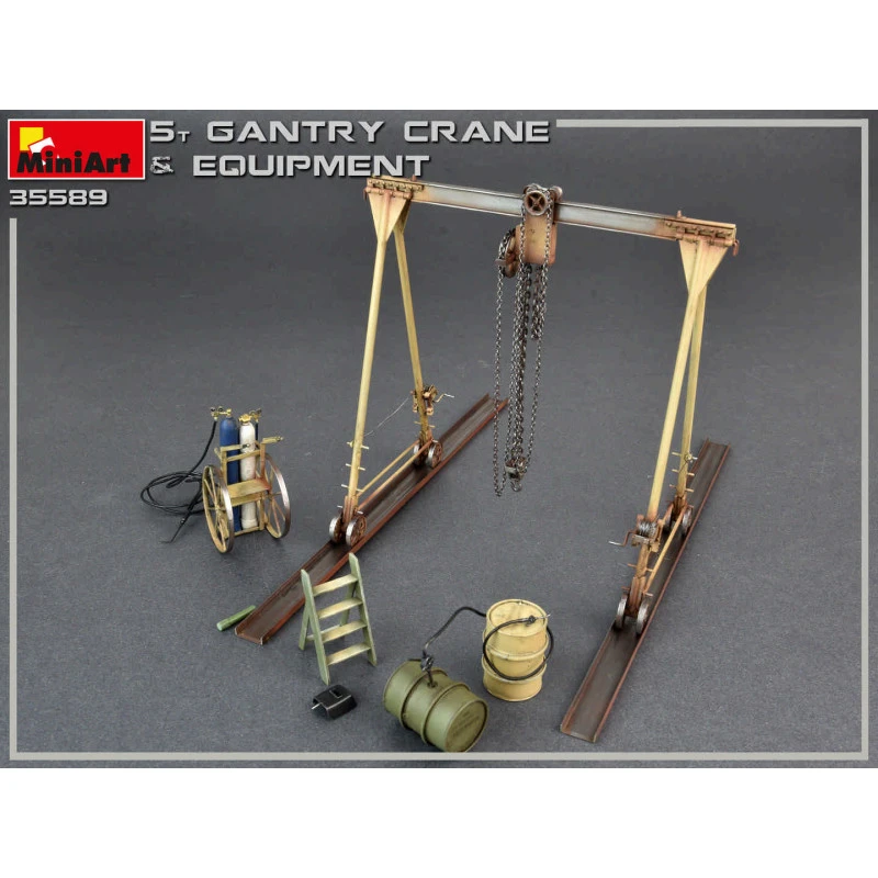 MiniArt® Grue Portique 5 Tonnes Et équipements 1:35 7 MiniArt® Grue Portique 5 Tonnes Et équipements 1:35 – Image 5