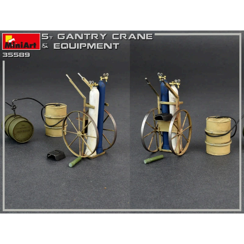 MiniArt® Grue Portique 5 Tonnes Et équipements 1:35 9 MiniArt® Grue Portique 5 Tonnes Et équipements 1:35 – Image 7