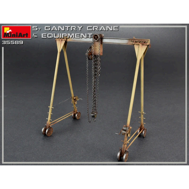 MiniArt® Grue Portique 5 Tonnes Et équipements 1:35 11 MiniArt® Grue Portique 5 Tonnes Et équipements 1:35 – Image 9
