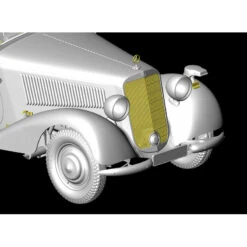 MiniArt Maquette Mercedes-Benz Type 170V. Cabriolet état Major Allemand 1:35 -Modèle Militaire Jouet miniart maquette mercedes benz type 170v cabriolet etat major allemand 35103 8