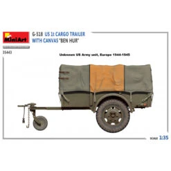 MiniArt® Maquette Militaire Remorque US G-518 1t Cargo Trailer "Ben Hur" 1:35 35 MiniArt® Maquette Militaire Remorque US G-518 1t Cargo Trailer "Ben Hur" 1:35 -Modèle Militaire Jouet miniart maquette militaire remorque us g 518 1t cargo trailer ben hur 35443 SCALE135 13