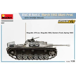 MiniArt® Maquette Militaire Stug III Ausf.G (Mars 1943 Alkett Production) Chenilles Winterketten 1:35 -Modèle Militaire Jouet miniart maquette militaire stug iii ausfg mars 1943 alkett production chenilles winterketten 35367 3