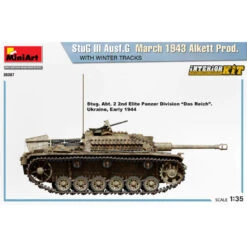 MiniArt® Maquette Militaire Stug III Ausf.G (Mars 1943 Alkett Production) Chenilles Winterketten 1:35 -Modèle Militaire Jouet miniart maquette militaire stug iii ausfg mars 1943 alkett production chenilles winterketten 35367 5