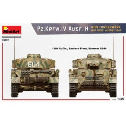 MiniArt Maquette Pz.Kpfw.IV Ausf. H Août 1943 1:35 -Modèle Militaire Jouet miniart maquette pzkpfwiv ausf h aout 1943 35337 3