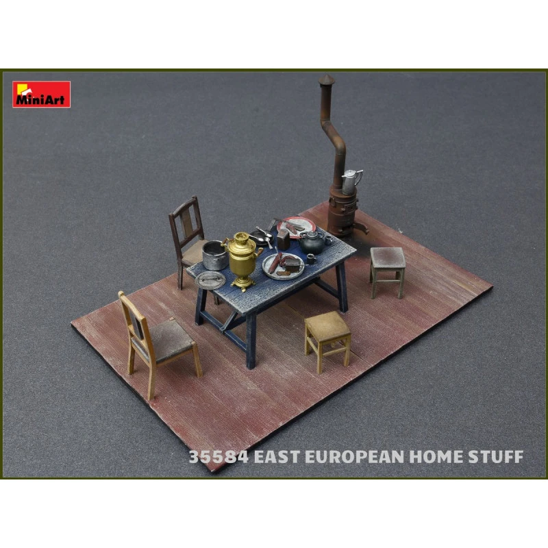 MiniArt® Mobilier Style Europe De L'est (année 1930-1950) 1:35 5 MiniArt® Mobilier Style Europe De L'est (année 1930-1950) 1:35 – Image 3