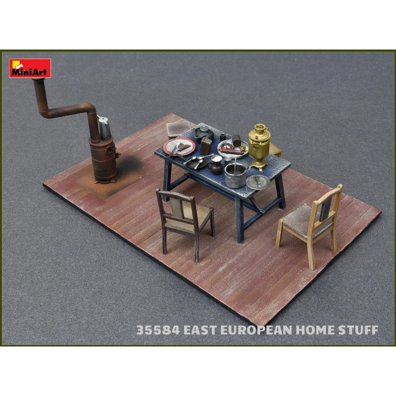 MiniArt® Mobilier Style Europe De L'est (année 1930-1950) 1:35 6 MiniArt® Mobilier Style Europe De L'est (année 1930-1950) 1:35 – Image 4