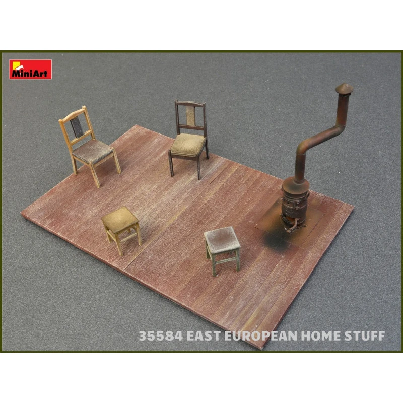 MiniArt® Mobilier Style Europe De L'est (année 1930-1950) 1:35 8 MiniArt® Mobilier Style Europe De L'est (année 1930-1950) 1:35 – Image 6