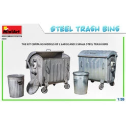 MiniArt® Poubelles En Acier 1:35 -Modèle Militaire Jouet miniart poubelles en acier 35636 1
