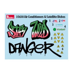 MiniArt® Set Climatiseurs Et Antennes Satellites 1:35 -Modèle Militaire Jouet miniart set climatiseurs et antennes satellites 35638 7