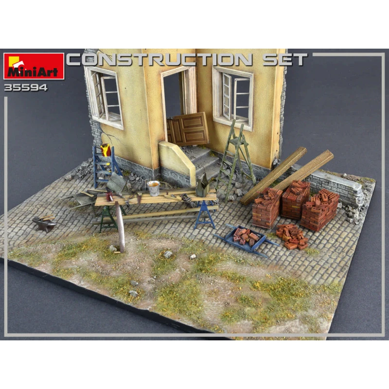 MiniArt® Set De Construction Bâtiment WW2 1:35 5 MiniArt® Set De Construction Bâtiment WW2 1:35 – Image 3