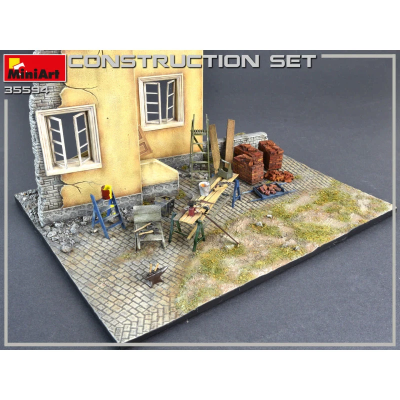 MiniArt® Set De Construction Bâtiment WW2 1:35 6 MiniArt® Set De Construction Bâtiment WW2 1:35 – Image 4