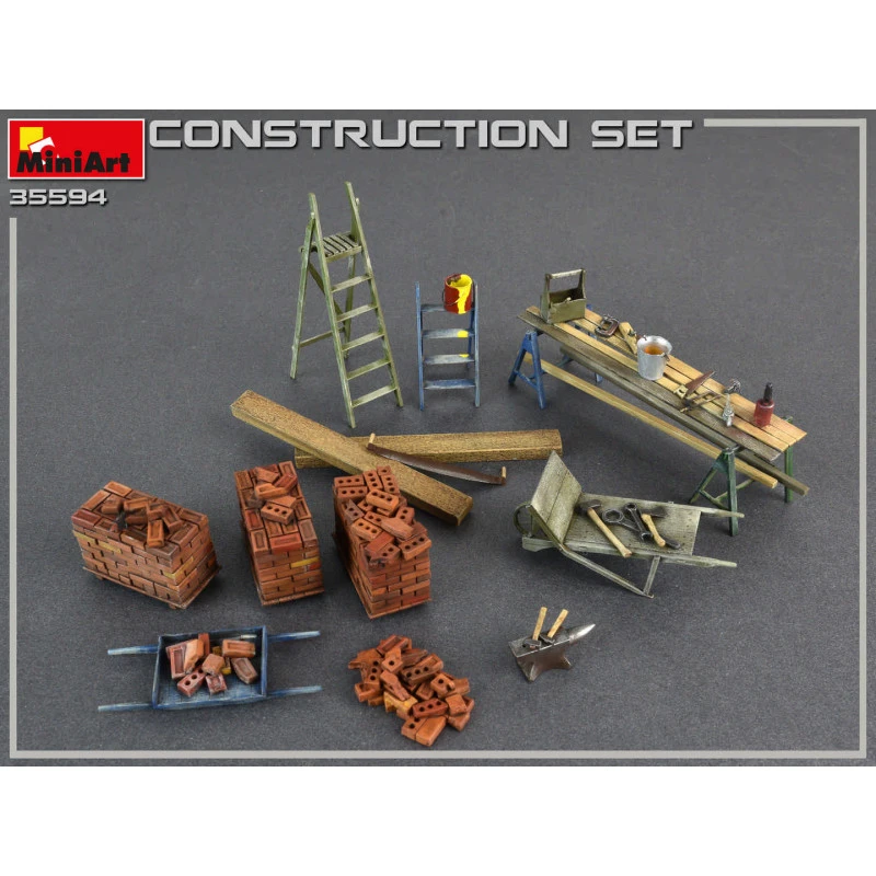MiniArt® Set De Construction Bâtiment WW2 1:35 8 MiniArt® Set De Construction Bâtiment WW2 1:35 – Image 6