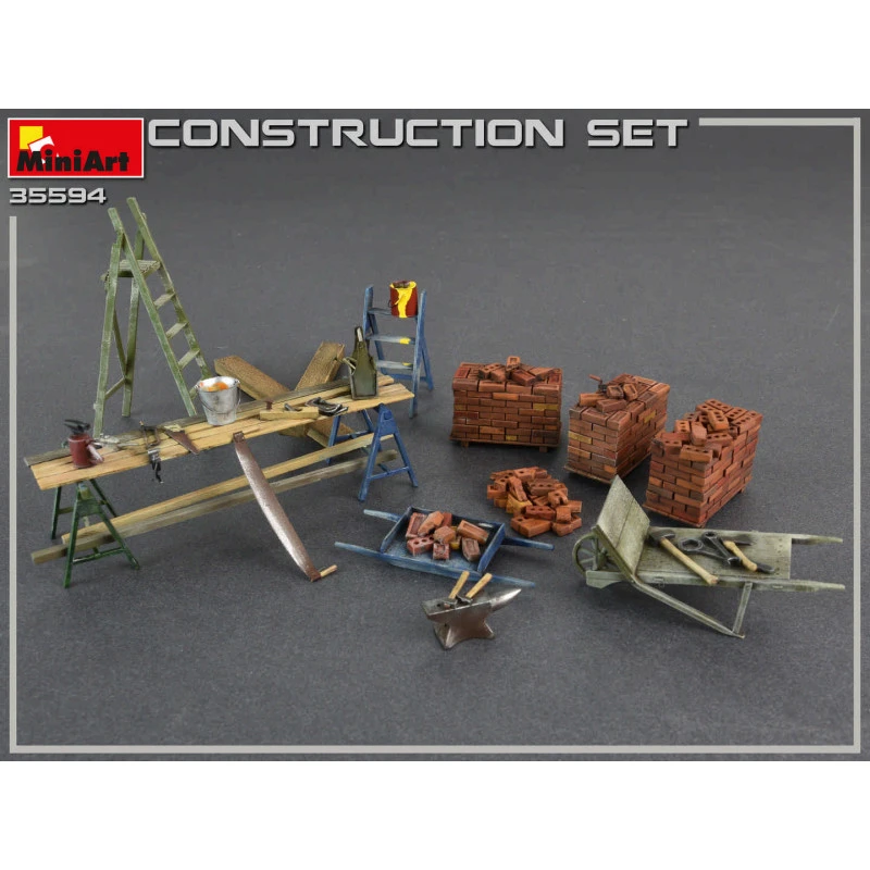 MiniArt® Set De Construction Bâtiment WW2 1:35 9 MiniArt® Set De Construction Bâtiment WW2 1:35 – Image 7