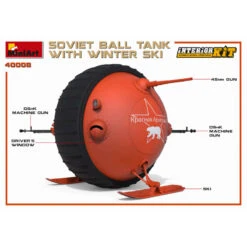 MiniArt Soviet Ball Tank + Winter Ski 1:35 -Modèle Militaire Jouet miniart soviet ball tank winter ski 40008 2