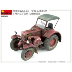 MiniArt® Tracteur De Voirie Allemand D8532 1:35 -Modèle Militaire Jouet miniart tracteur de voirie allemand d8532 38041 15
